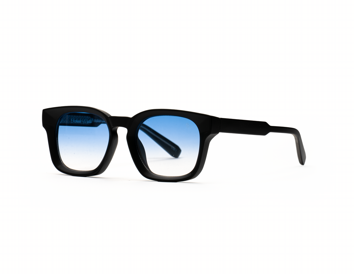 Nero Satinato Azzurro